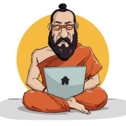 Sitting guru image