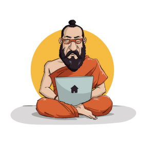 Sitting guru image