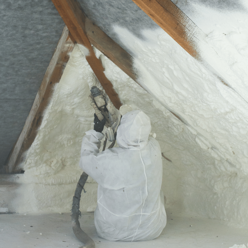 can you sell a house with spray foam insulation